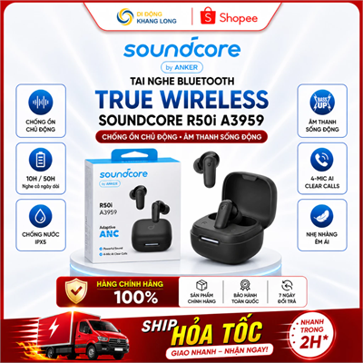 Tai nghe Bluetooth True Wireless Anker Soundcore R50i A3949